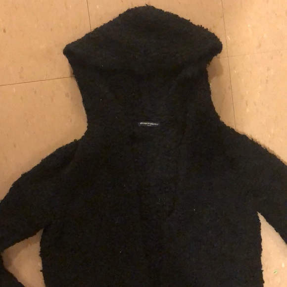 Brandy Melville Sweaters - Fuzzy black long sweater